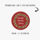 POSAVASOS O PLATO PAN PERSONALIZADO ESPECIAL NAVIDAD 